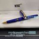 Replica Mont Blanc PIX Collection Rollerball Pen Blue Precious Resin with Gold Trim (4)_th.jpg